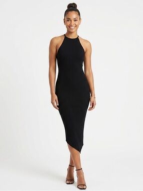 Elegant Black Sleeveless Dress